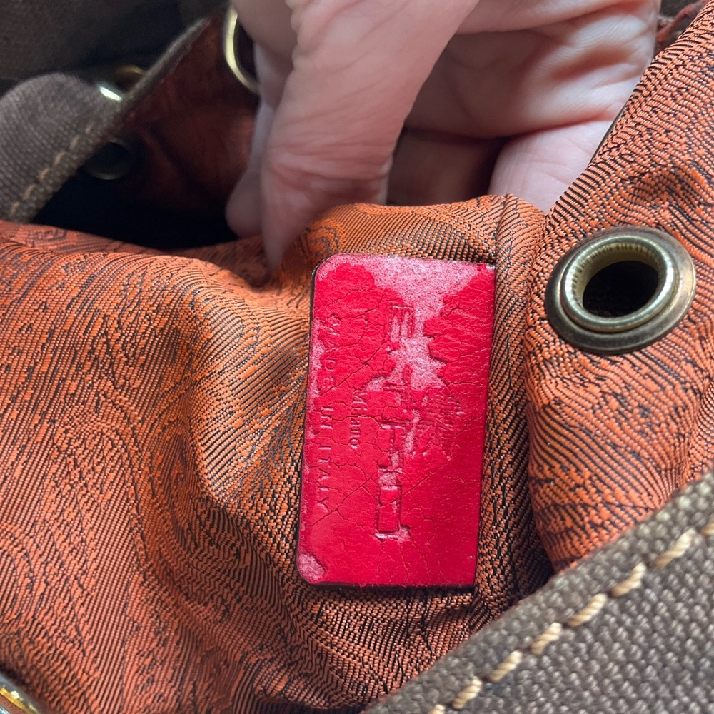 Rare Women's Etro Brown Tote Vintage - Picture 10 of 14